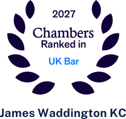 chambers-james-waddington-kc Ranked in Chambers 2027 - UK Bar