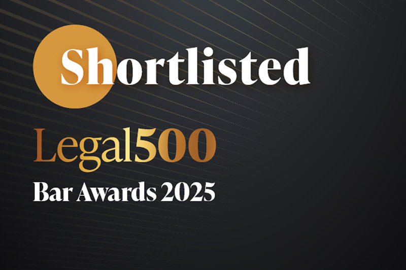Foundry Chambers shortlisted for the Legal 500 Bar Awards 2025’